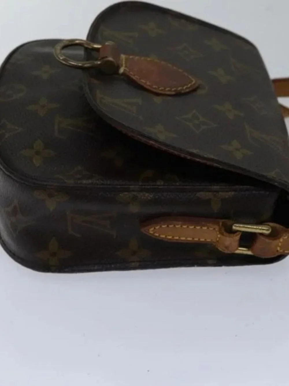 LOUIS VUITTON Monogram Saint Cloud PM Shoulder Bag M51244 LV Auth bs17627